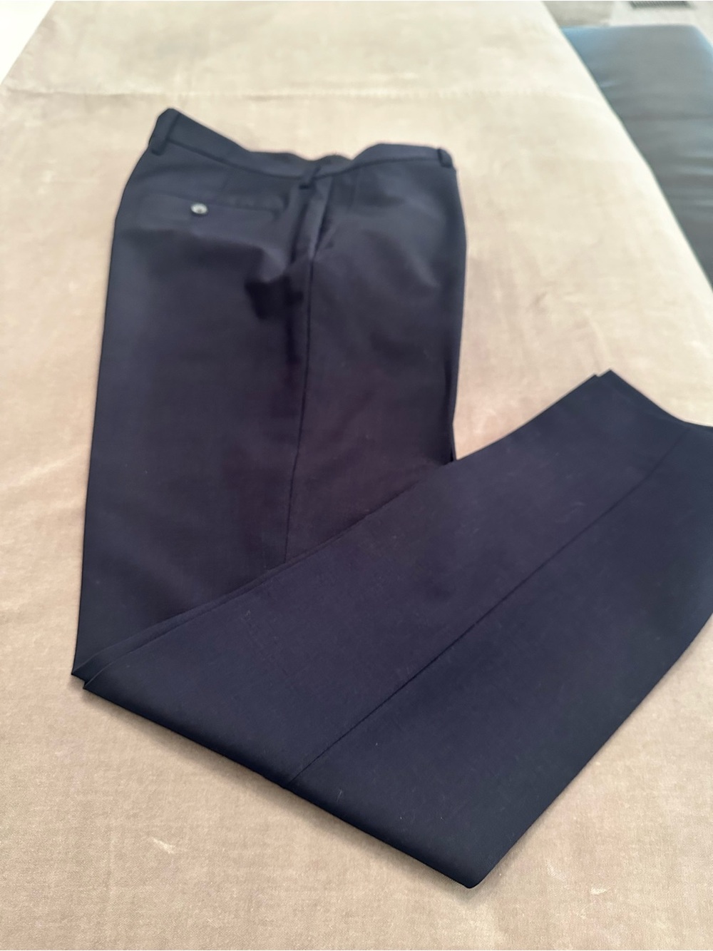 J. Crew Navy Men's Dress Trousers - Slim Tailored Cut